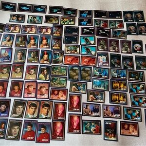 Huge Vintage Star Trek Trading Card Lot